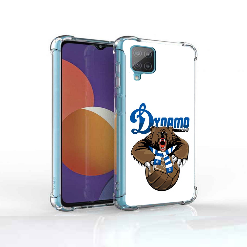 

Чехол MyPads Tocco для Samsung Galaxy M12 ФК Динамо медведь (PT226930.536.175), Прозрачный, Tocco