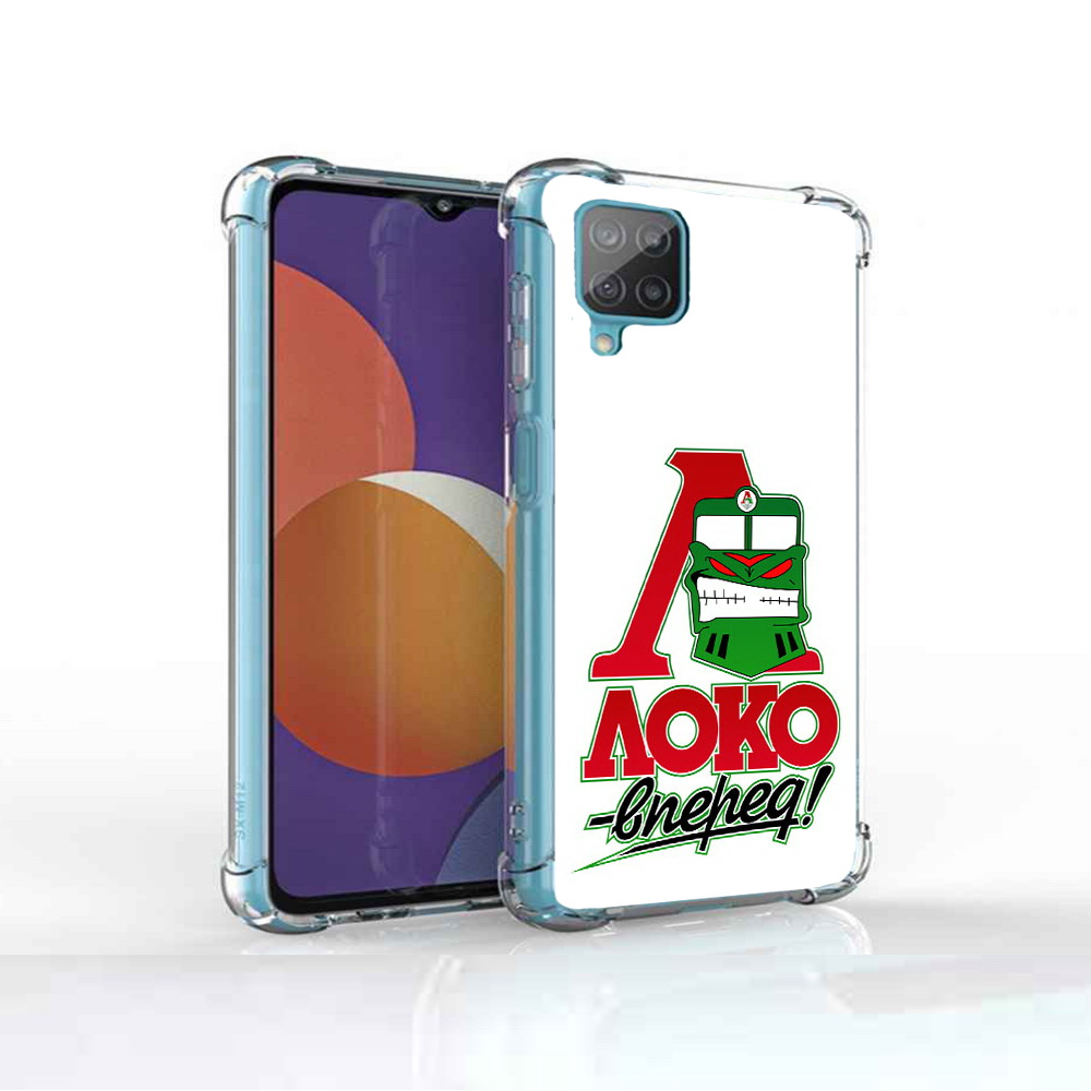 

Чехол MyPads Tocco для Samsung Galaxy M12 ФК локо вперед (PT226930.536.181), Прозрачный, Tocco