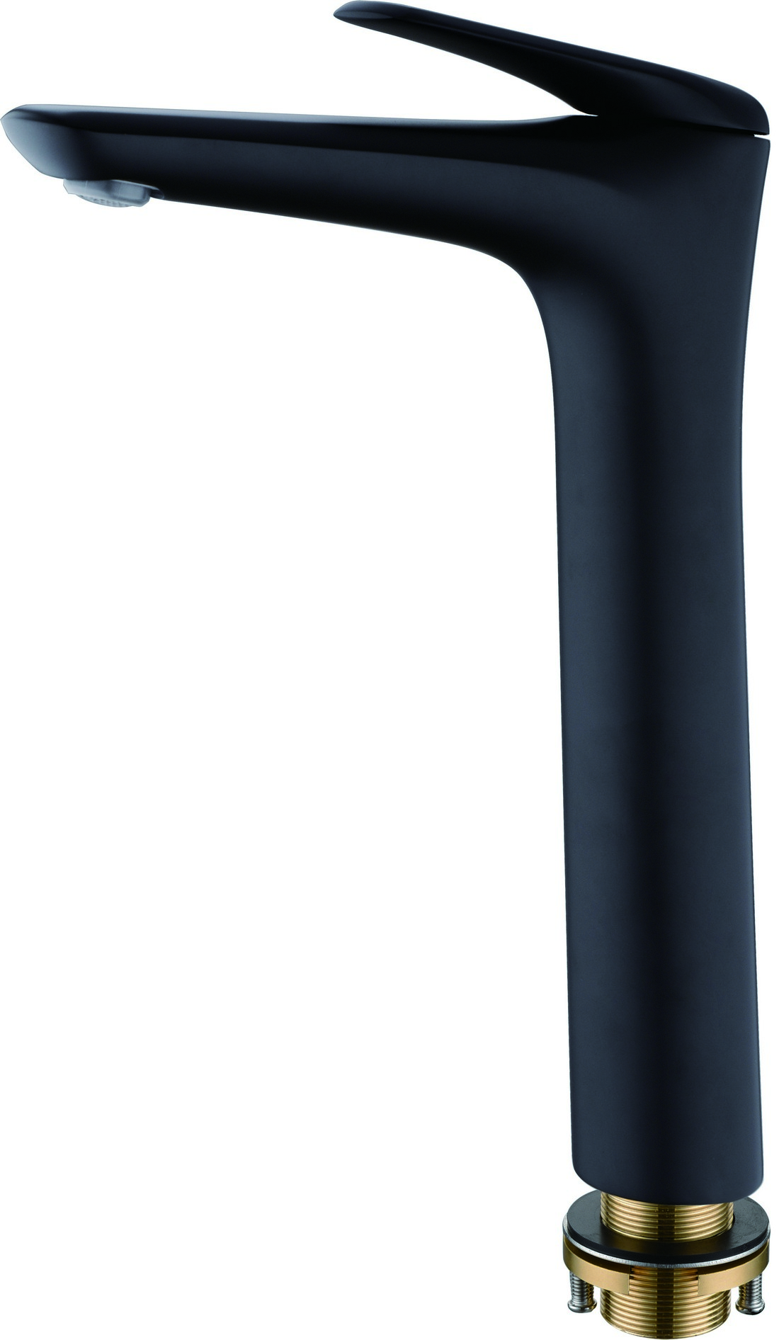 Rush Nevis (NE1735-11blаск) Смеситель одноручный для умывальника, черный смеситель для мойки с высоким изливом черный одноручный славен сл од ж27