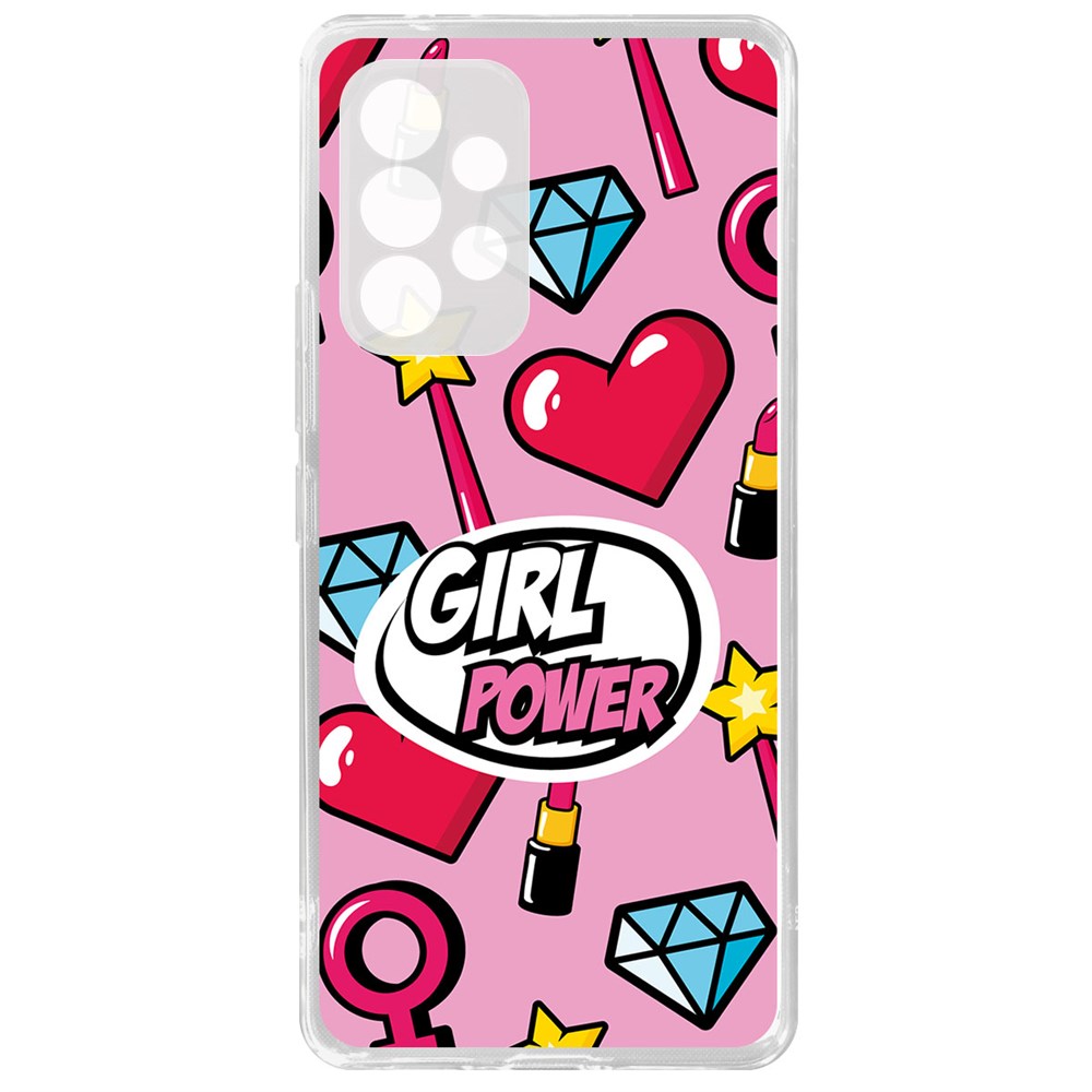 

Чехол-накладка Girl Power для Samsung Galaxy A53 (A536), Прозрачный