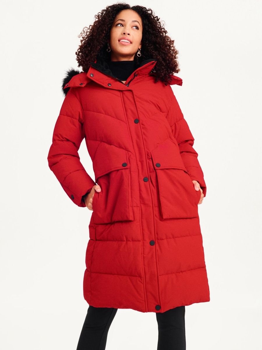 Куртка женская DKNY DL1MPF16 красная М