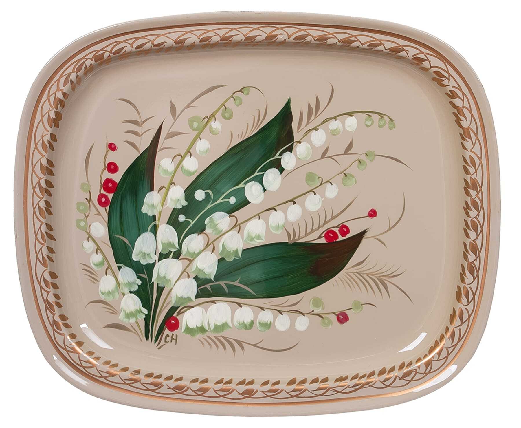 

Жостовский поднос A6D08042022020, Прямоугольная