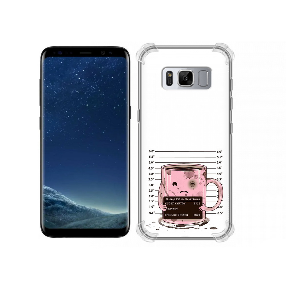 

Чехол MyPads Tocco для Samsung Galaxy S8 кружка (PT62300.601.420), Прозрачный, Tocco