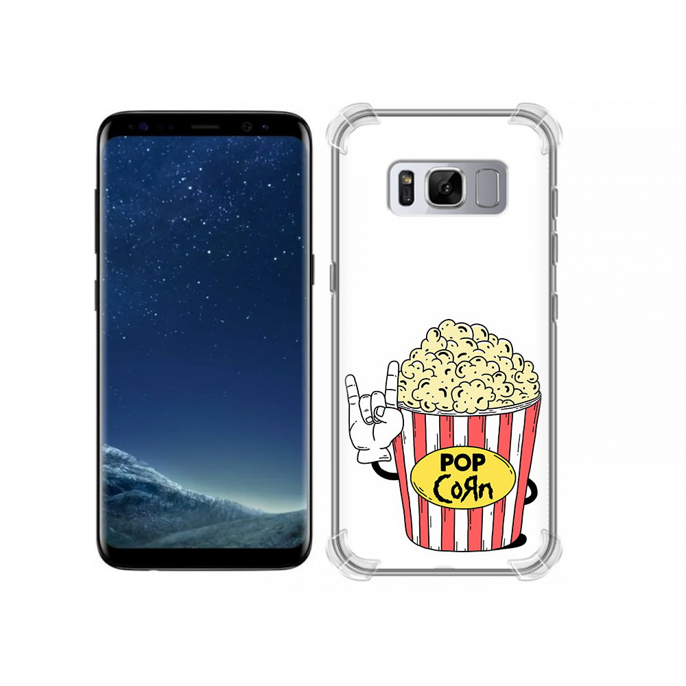 

Чехол MyPads Tocco для Samsung Galaxy S8 крутой попкорн (PT62300.601.427), Прозрачный, Tocco