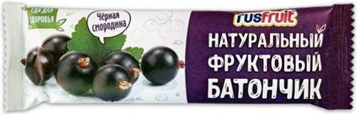 фото Батончик rusfruit черная смородина 30 г