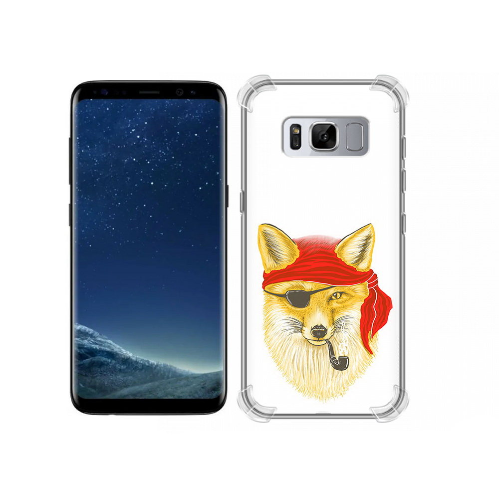 

Чехол MyPads Tocco для Samsung Galaxy S8 лиса-пират (PT62300.601.440), Прозрачный, Tocco