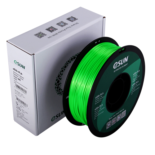 Катушка пластика eSilk-PLA filament, 1.75 mm, green, 1 кг