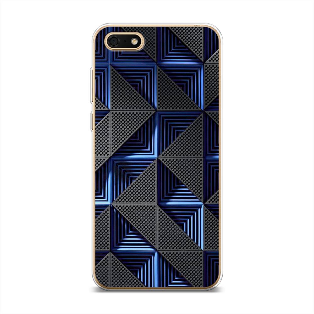 

Чехол на Huawei Honor 7A "IBM", Серый;синий, 65950-3