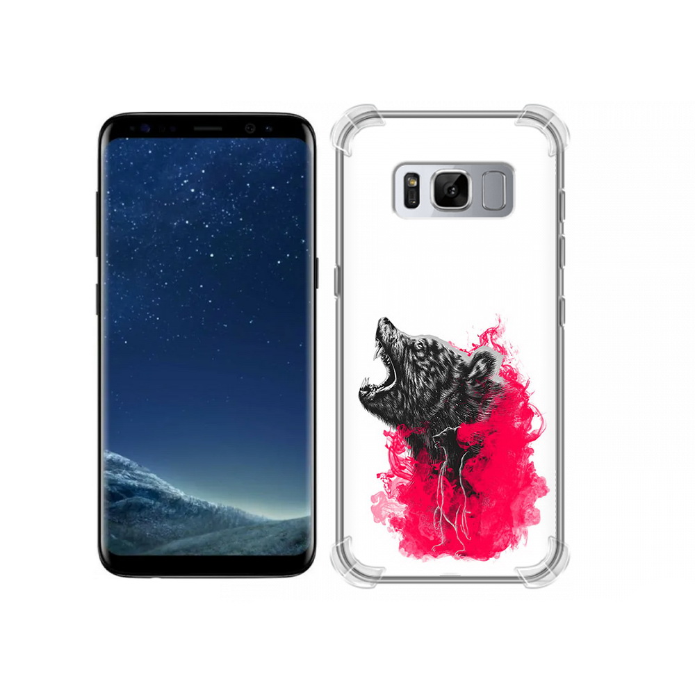 

Чехол MyPads Tocco для Samsung Galaxy S8 медведь в дымке (PT62300.601.463), Прозрачный, Tocco