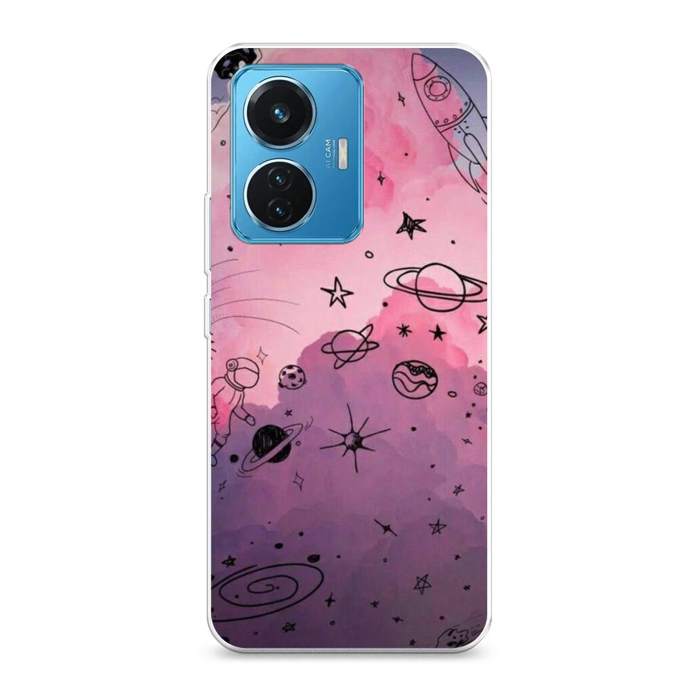 

Чехол Awog на Vivo T1 44W "Радуга планет 3", 267150-4