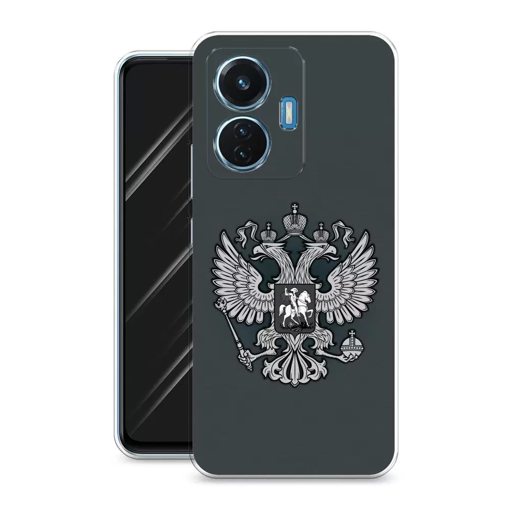 

Чехол Awog на Vivo T1 44W "Герб России серый", 267150-5