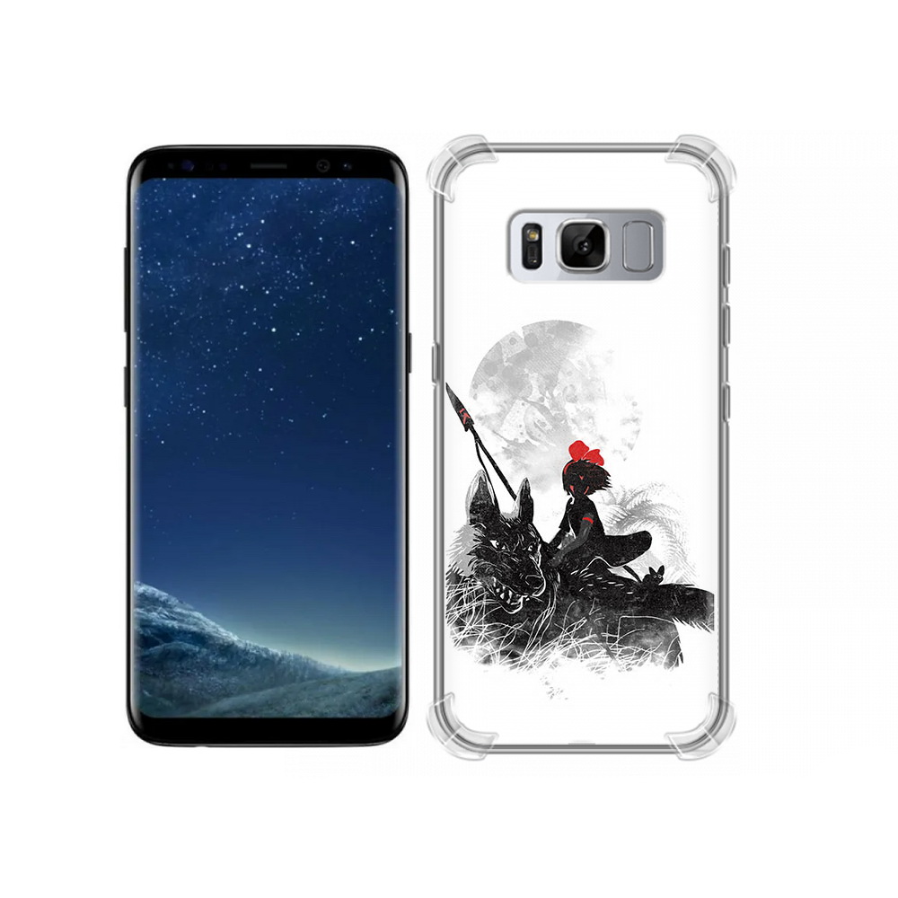 

Чехол MyPads Tocco для Samsung Galaxy S8 мононоке (PT62300.601.481), Прозрачный, Tocco