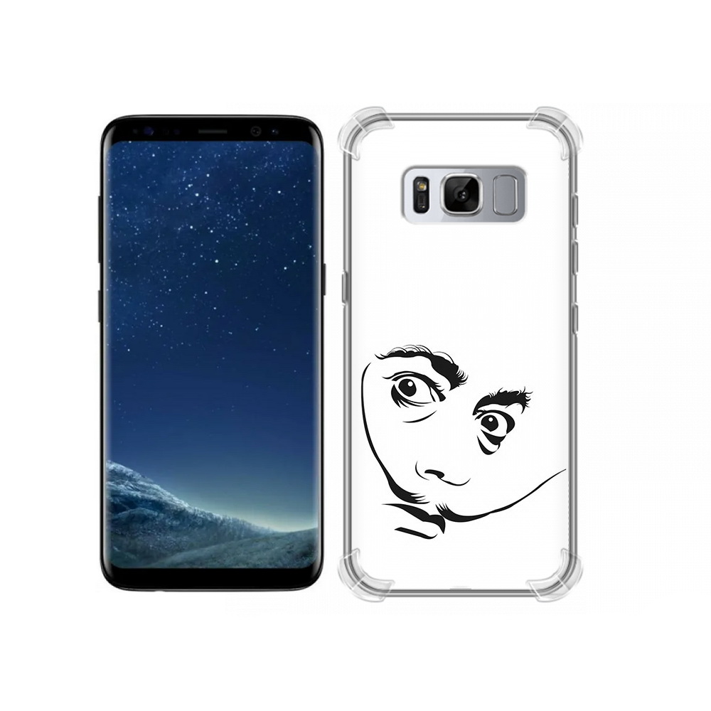 

Чехол MyPads Tocco для Samsung Galaxy S8 мужчина с длинными усами (PT62300.601.487), Прозрачный, Tocco