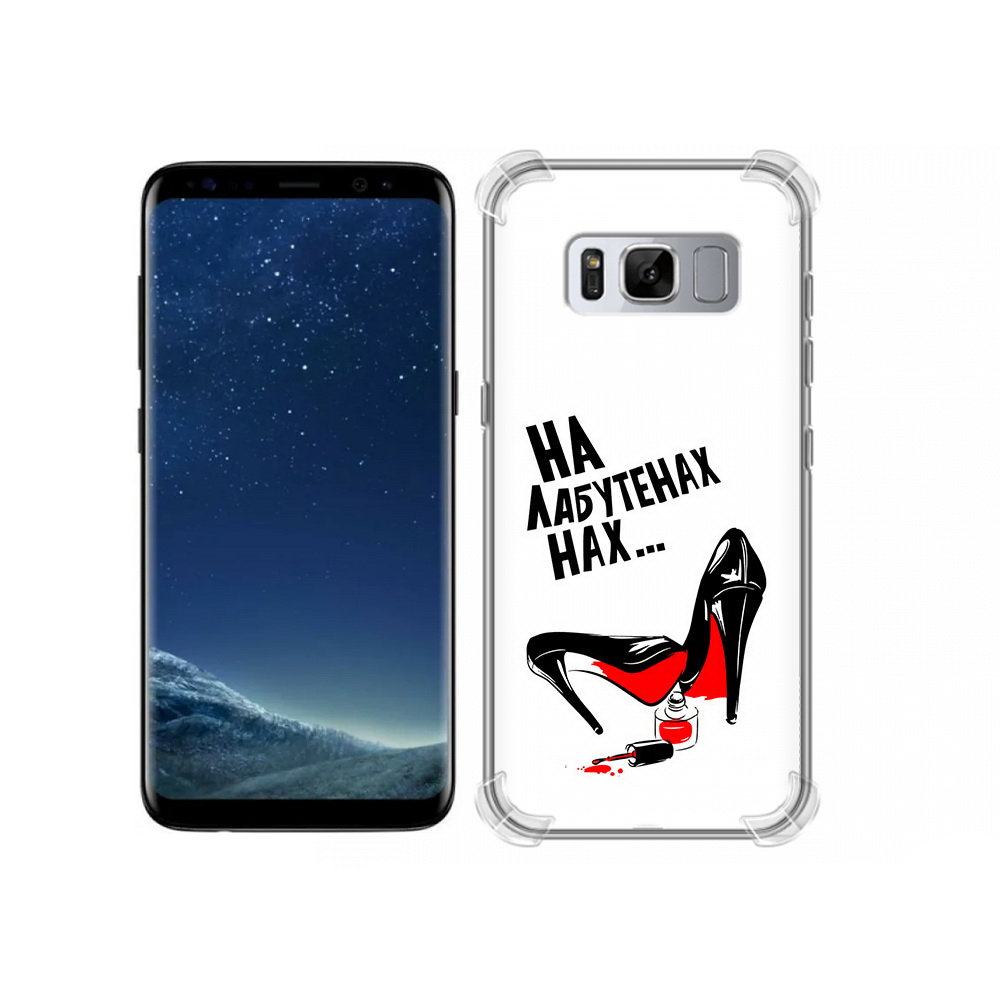 

Чехол MyPads Tocco для Samsung Galaxy S8 на лабутенах (PT62300.601.493), Прозрачный, Tocco