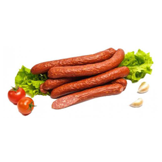 

Колбаски Мясомолл Стрелецкие с сыром полукопченые +-1 кг
