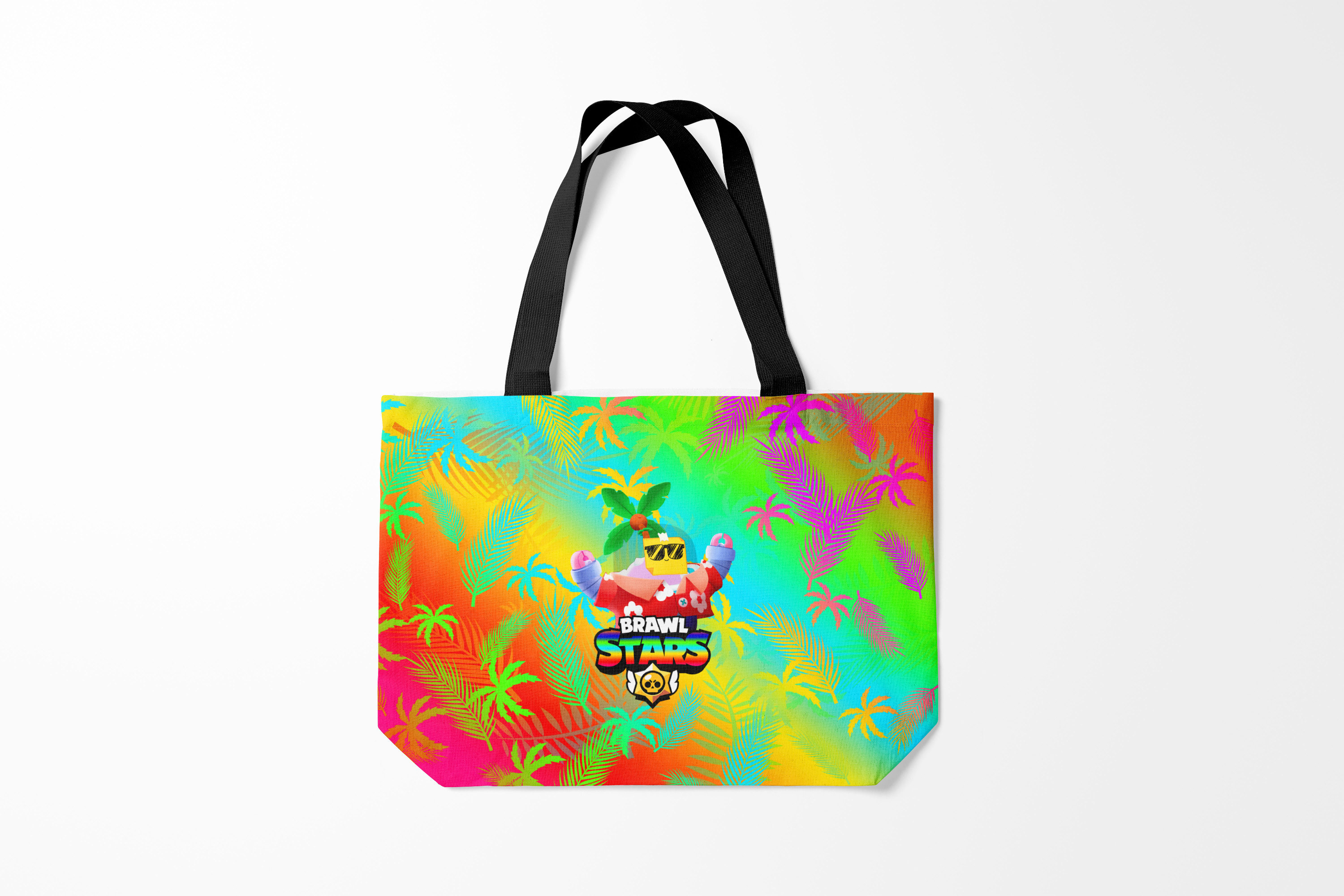 

Сумка шoппер унисекс Burnettie Brawl Stars SPROUT СПРАУТ, разноцветный, Brawl Stars SPROUT СПРАУТ