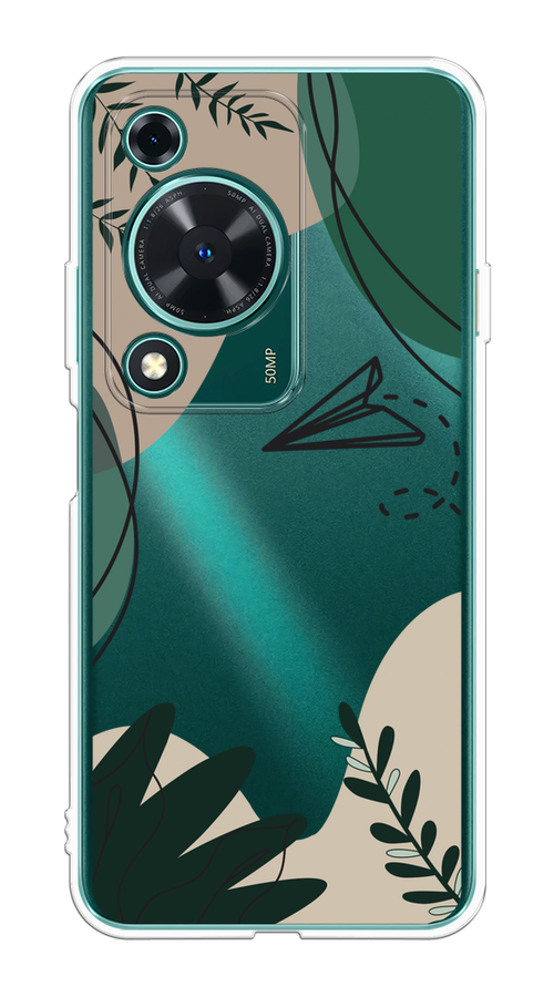 

Чехол на Huawei Nova Y72 "Secret Garden", Зеленый;бежевый;черный, 6123650-1