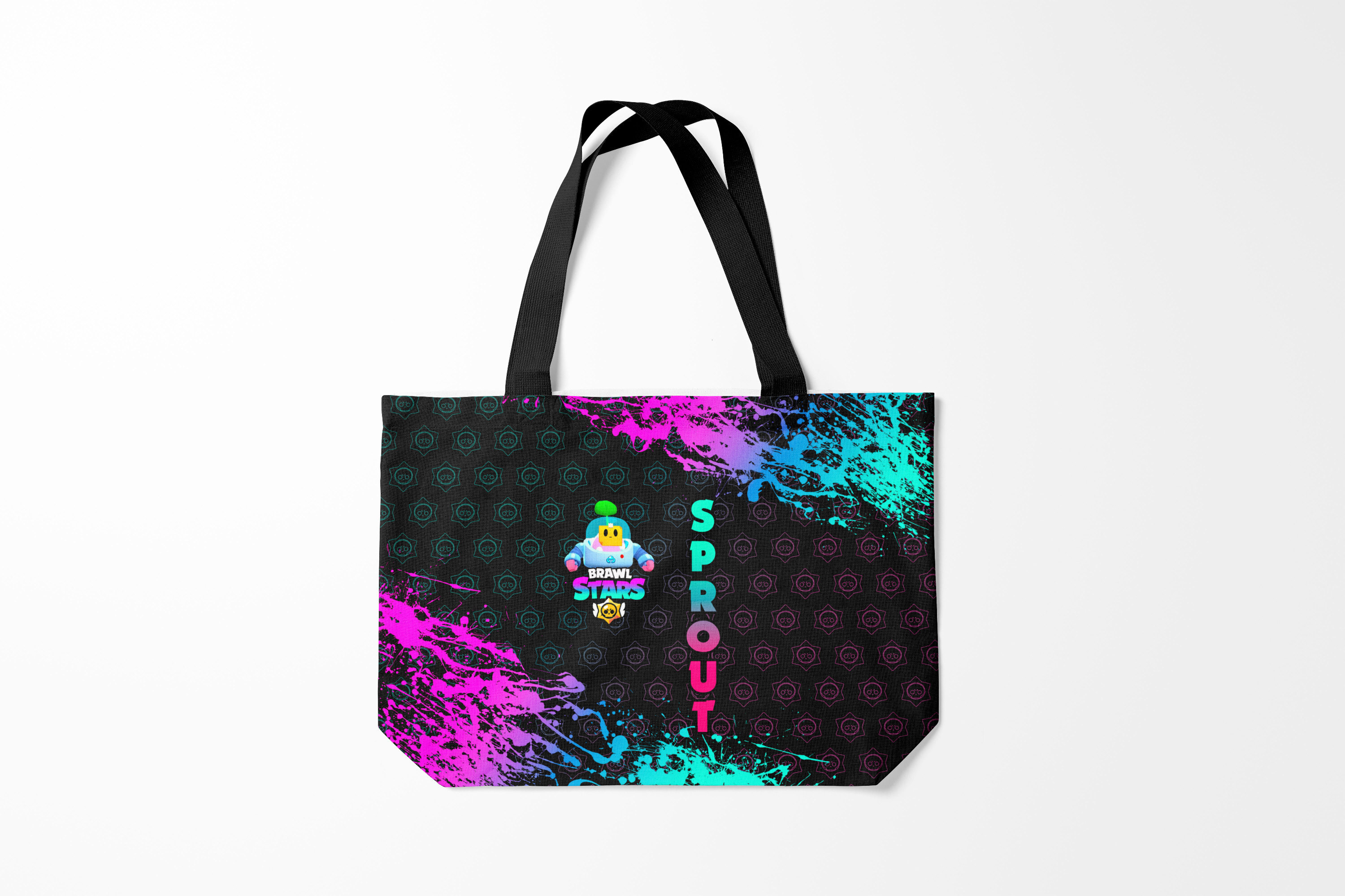 

Сумка шoппер унисекс Burnettie Brawl Stars SPROUT 25, черный, Brawl Stars SPROUT 25