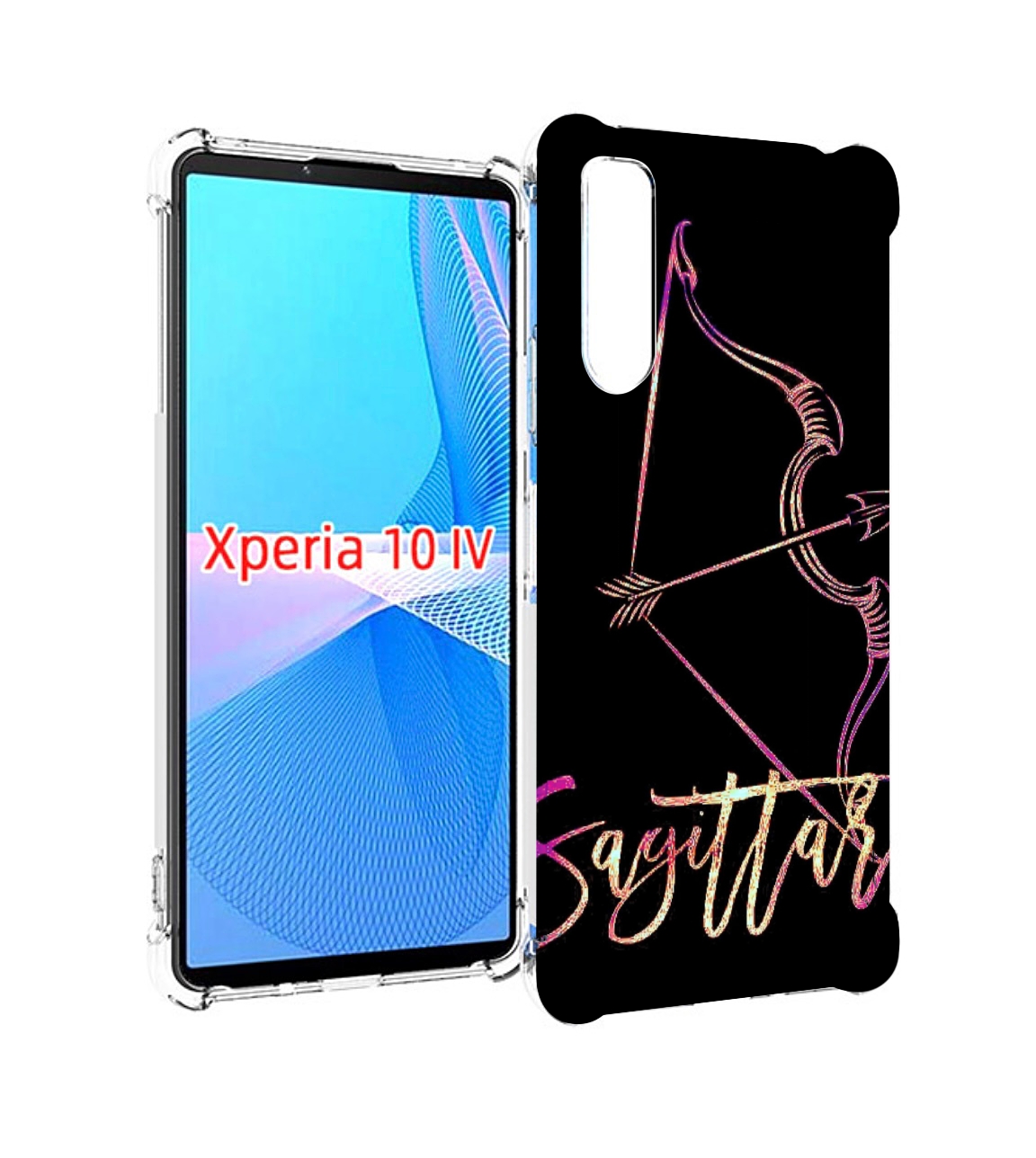 

Чехол MyPads знак зодиака стрелец 3 для Sony Xperia 10 IV (10-4), Прозрачный, Tocco