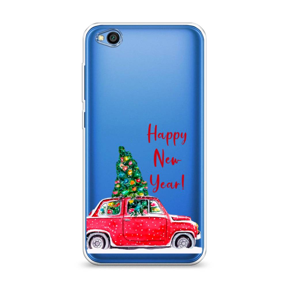 

Чехол на Xiaomi Redmi Go "Happy New Year", Красный;зеленый, 35150-5