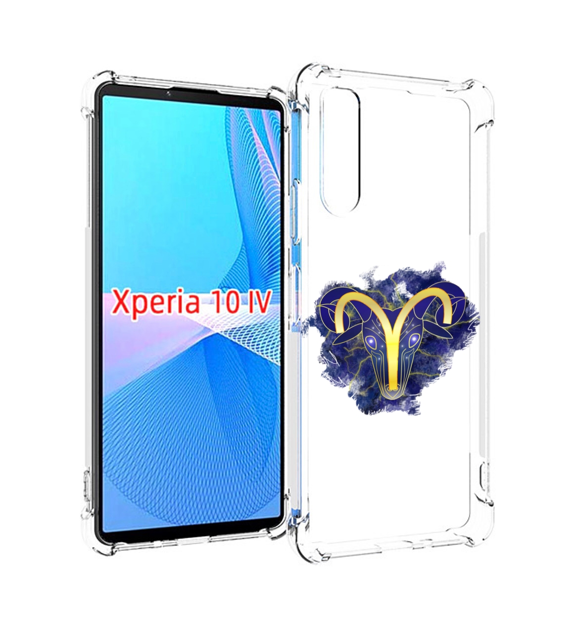 

Чехол MyPads знак-зодиака-овен-8 для Sony Xperia 10 IV (10-4), Прозрачный, Tocco
