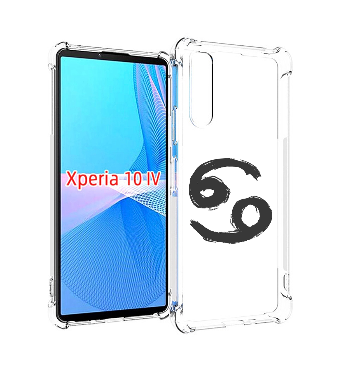 

Чехол MyPads знак-зодиака-рак-6 для Sony Xperia 10 IV (10-4), Прозрачный, Tocco