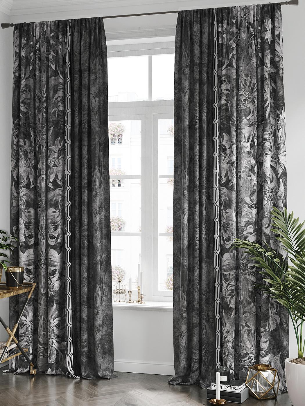 

Комплекты штор AT HOME Фирентри высота 250 см, ширина 150 см, Белый, 545007