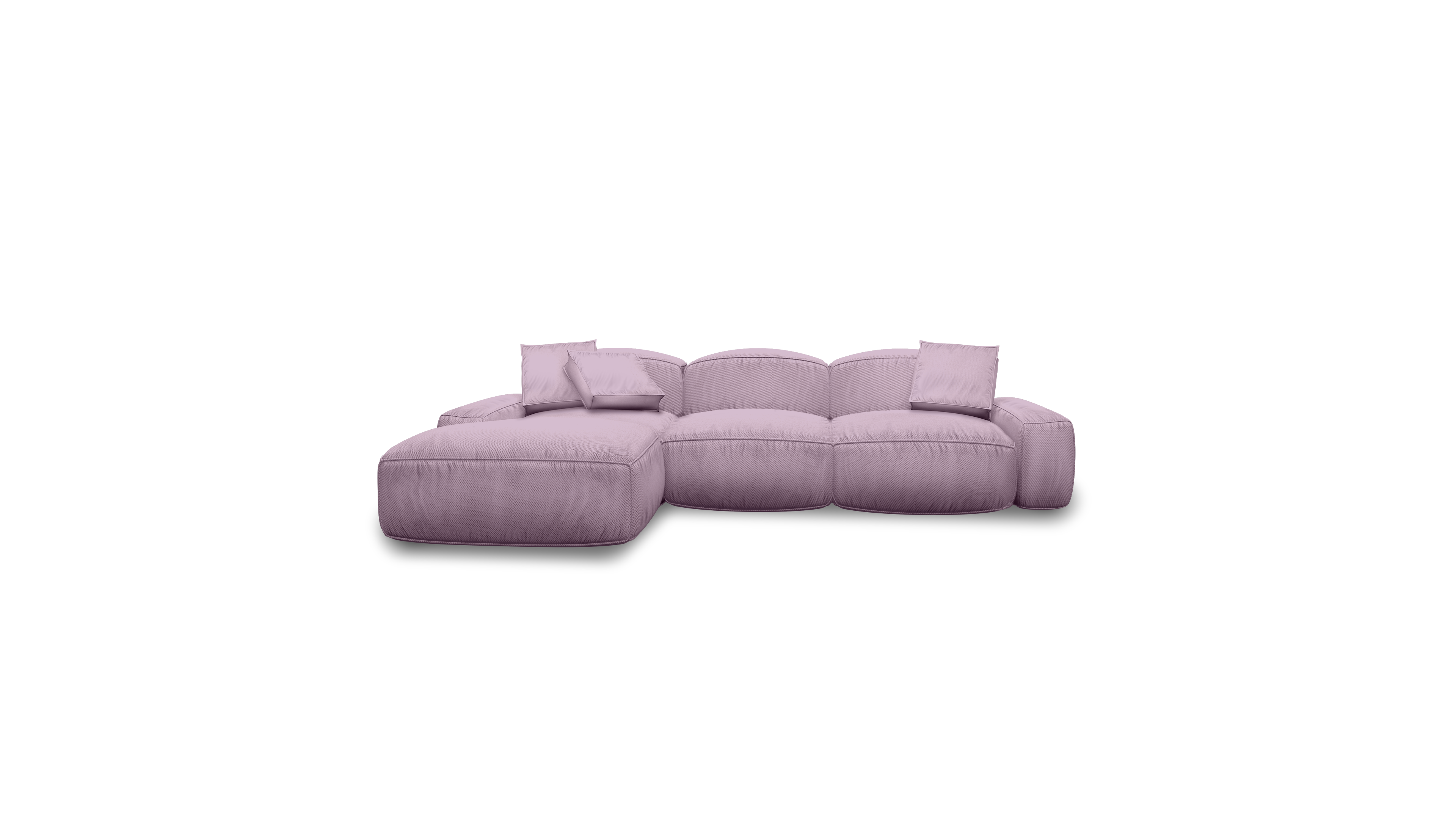 

Диван НЭНДО Bubble с оттоманкой Velutto 11 290x185x80, "Bubble" с оттоманкой
