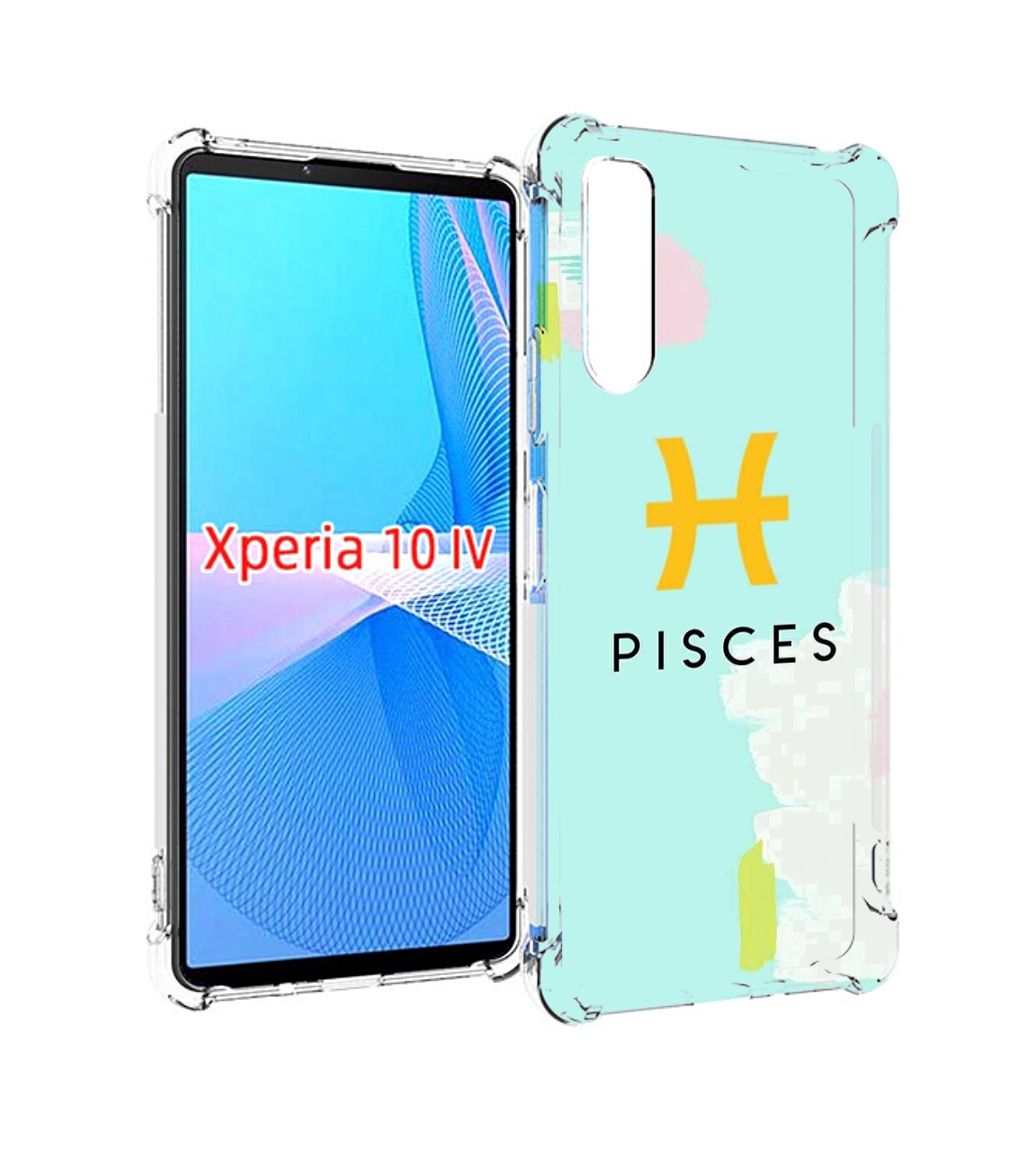 

Чехол MyPads знак-зодиака-рыбы-2 для Sony Xperia 10 IV (10-4), Прозрачный, Tocco