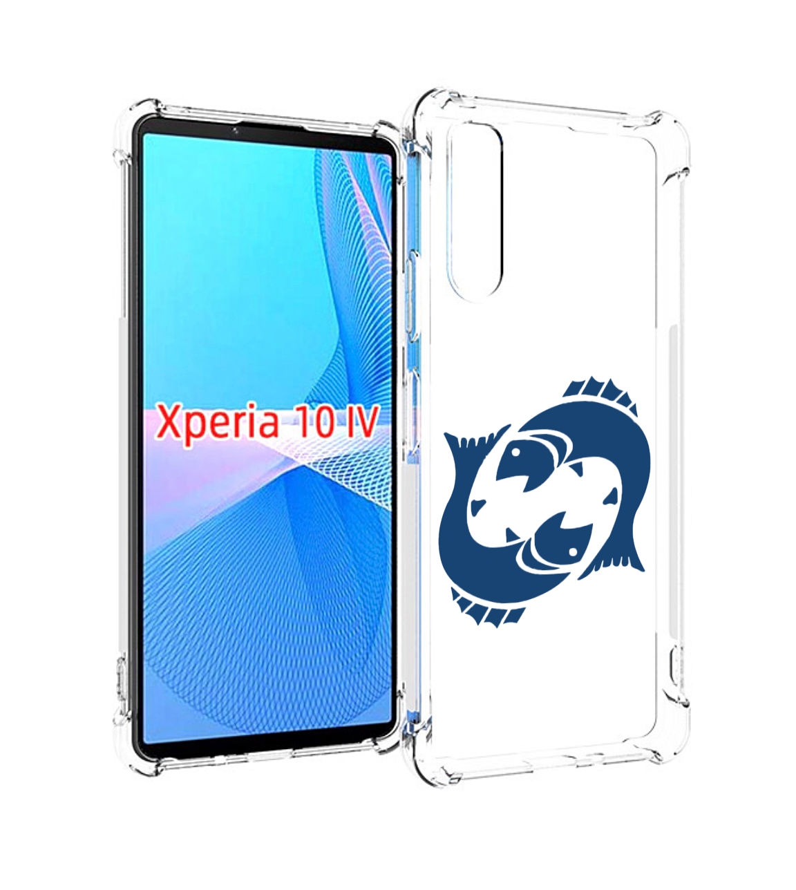 

Чехол MyPads знак-зодиака-рыбы-7 для Sony Xperia 10 IV (10-4), Прозрачный, Tocco