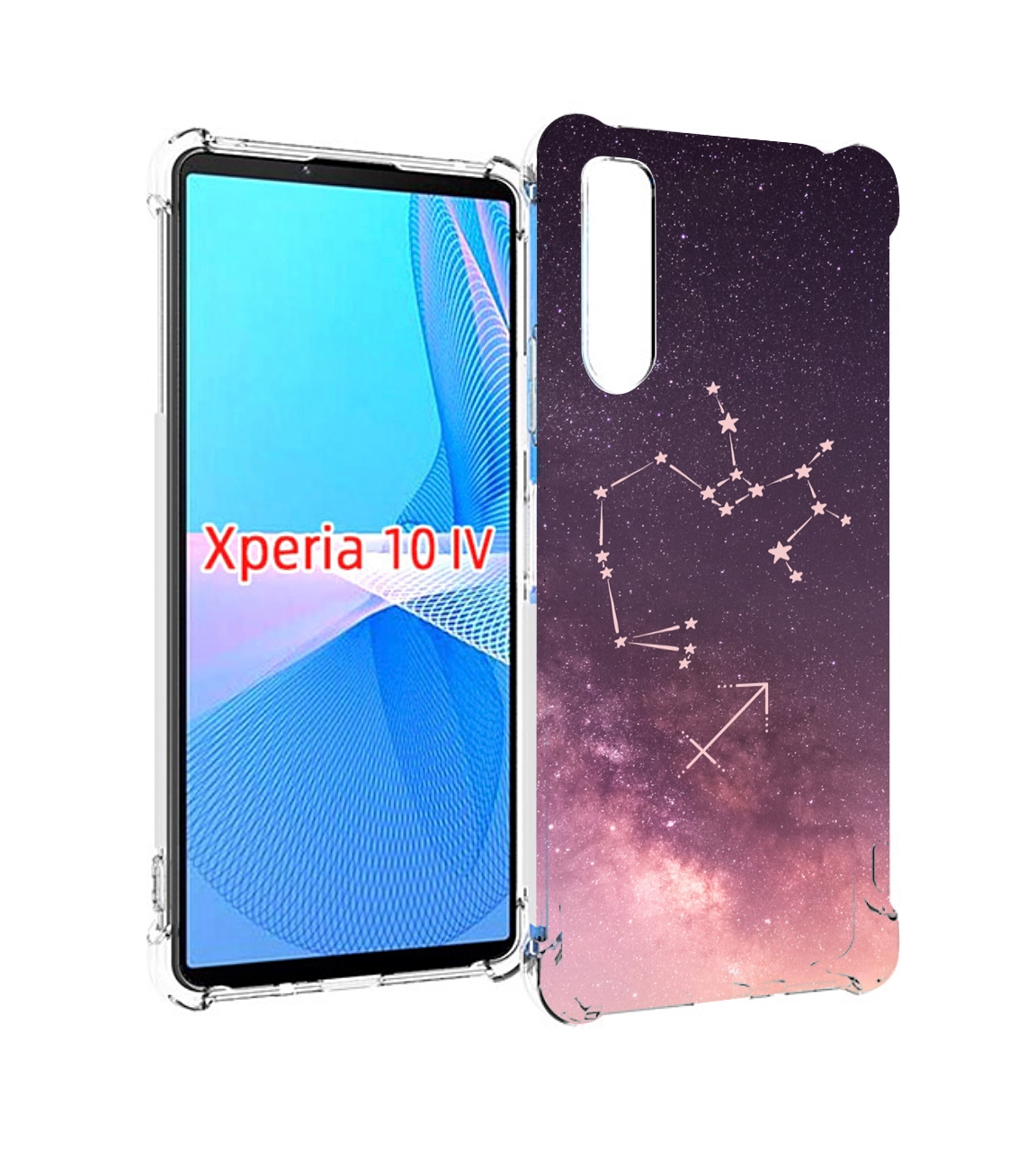 

Чехол MyPads знак-зодиака-стрелец-2 для Sony Xperia 10 IV (10-4), Прозрачный, Tocco