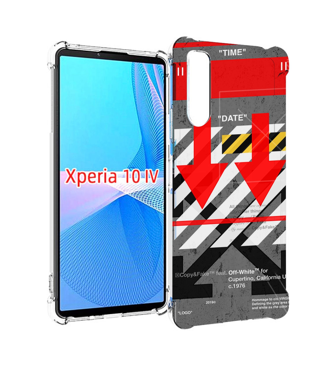 

Чехол MyPads знаки-логотипы для Sony Xperia 10 IV (10-4), Прозрачный, Tocco