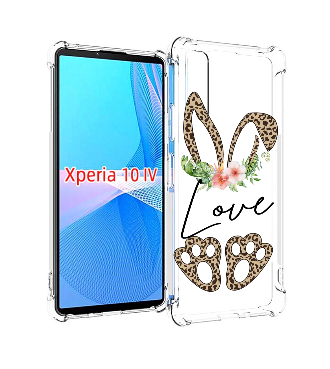 

Чехол MyPads золотые-лапки-и-ушки для Sony Xperia 10 IV (10-4), Прозрачный, Tocco