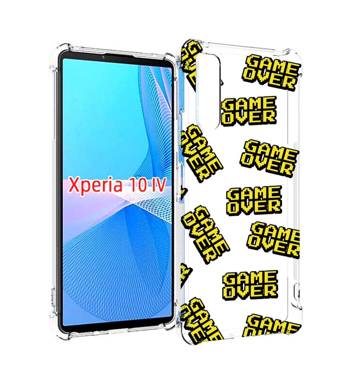 

Чехол MyPads игра-окончена для Sony Xperia 10 IV (10-4), Прозрачный, Tocco