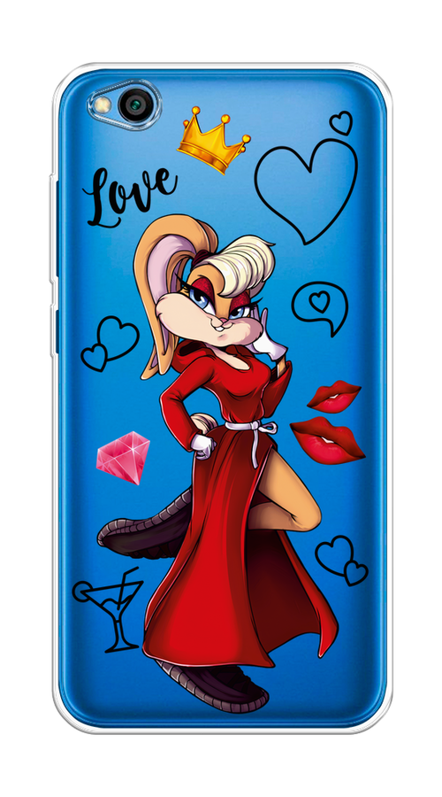 

Чехол на Xiaomi Redmi Go "Rich Lola Bunny", Красный;бежевый;оранжевый, 35150-6