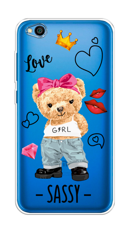

Чехол на Xiaomi Redmi Go "Sugar Mommy", Голубой;белый;розовый, 35150-6