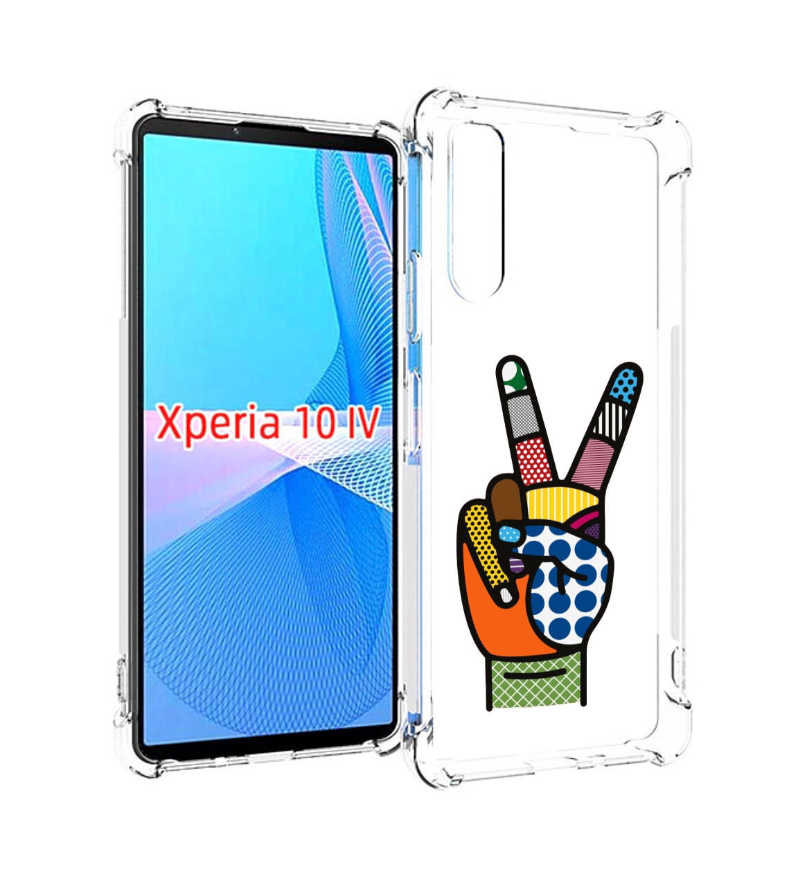 

Чехол MyPads йоу пальчики для Sony Xperia 10 IV (10-4), Прозрачный, Tocco