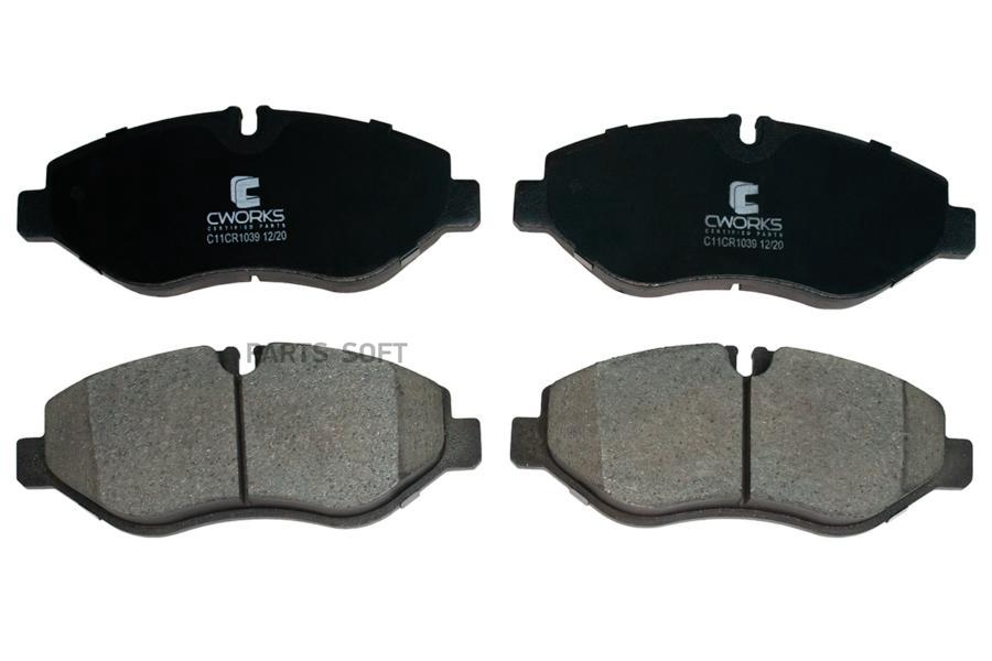 

Тормозные колодки CWORKS передние Low Metallic c11cr1039