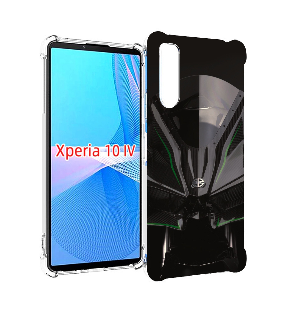 

Чехол MyPads кавасаки мото для Sony Xperia 10 IV (10-4), Прозрачный, Tocco