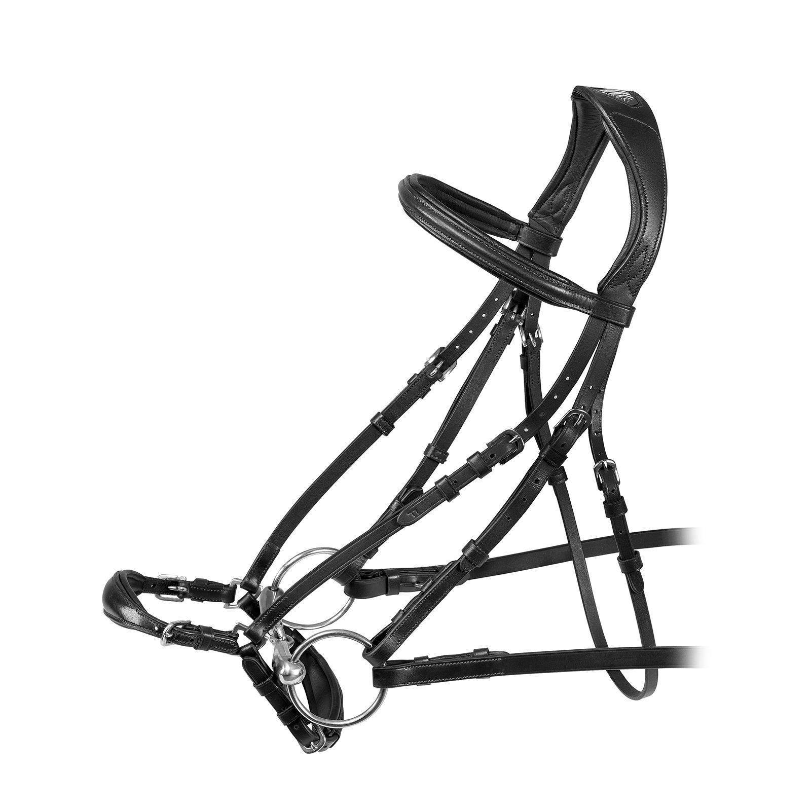 

Оголовье для лошади SHIRES RAPIDA Drop Noseband, COB, чёрный, Черный