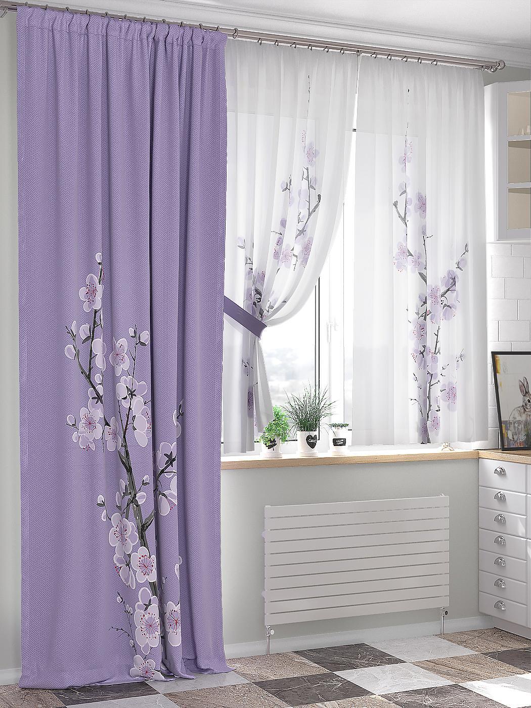 

Комплекты штор AT HOME Рисанвис высота 240 см, ширина 150 см, Белый, 549046
