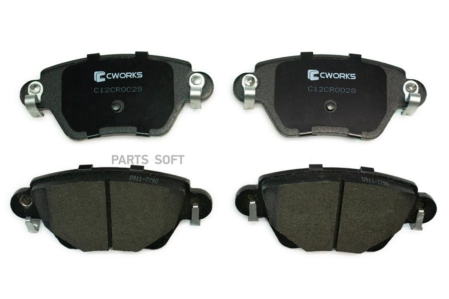 

Тормозные колодки CWORKS c12cr0028