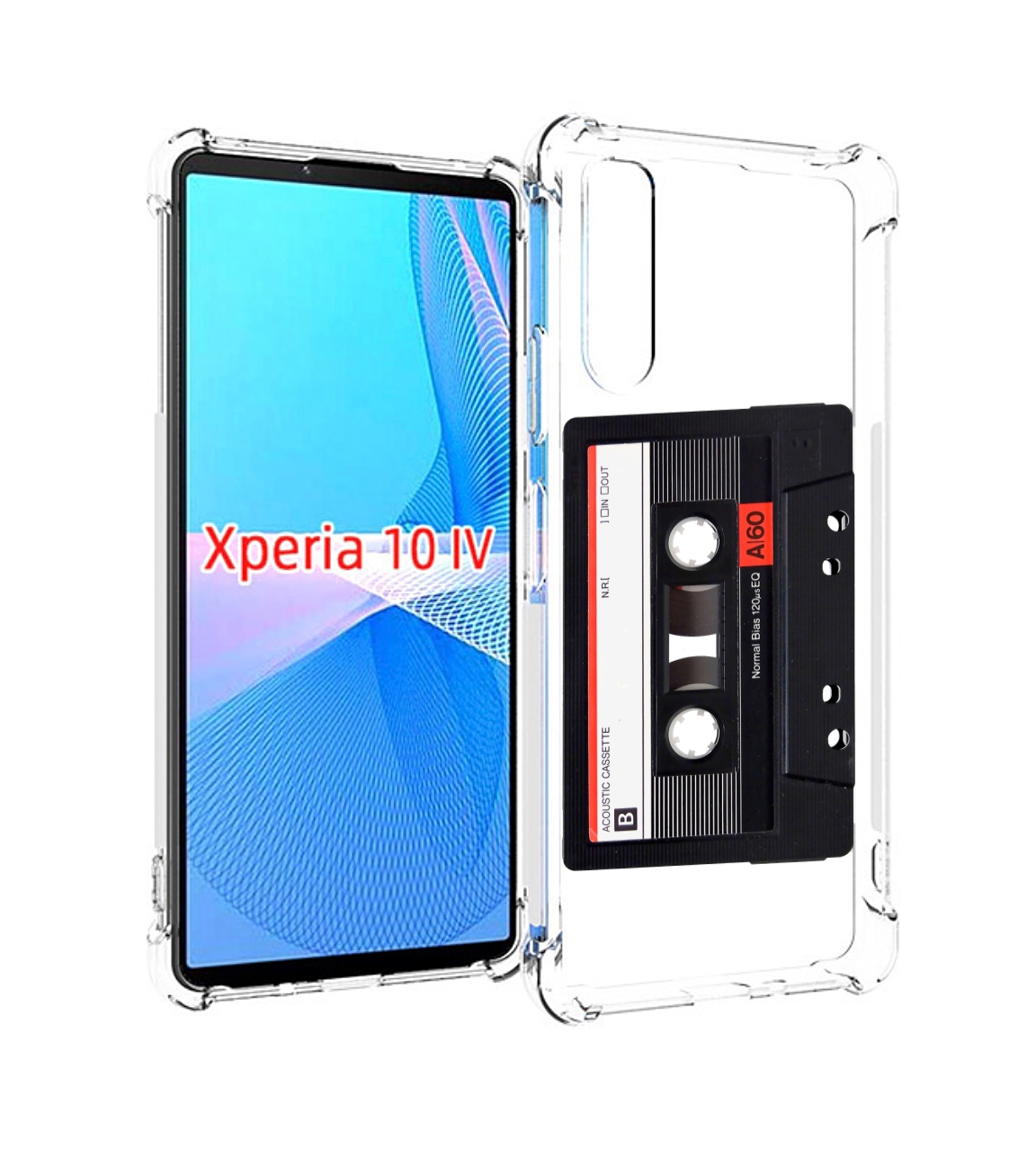

Чехол MyPads касета для Sony Xperia 10 IV (10-4), Прозрачный, Tocco