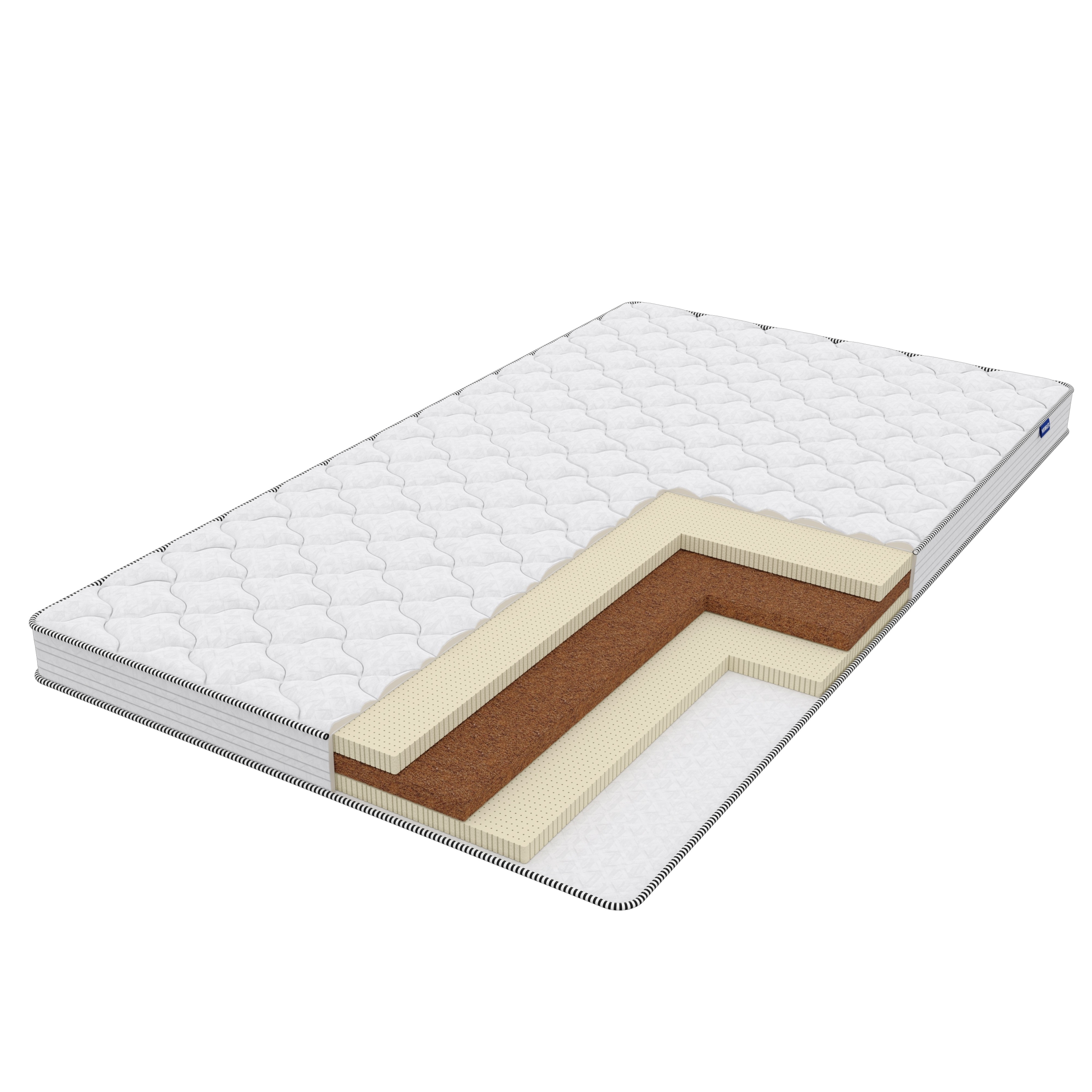 

Матрас Vitaflex Lounge Natural 195х195, Белый, Natural