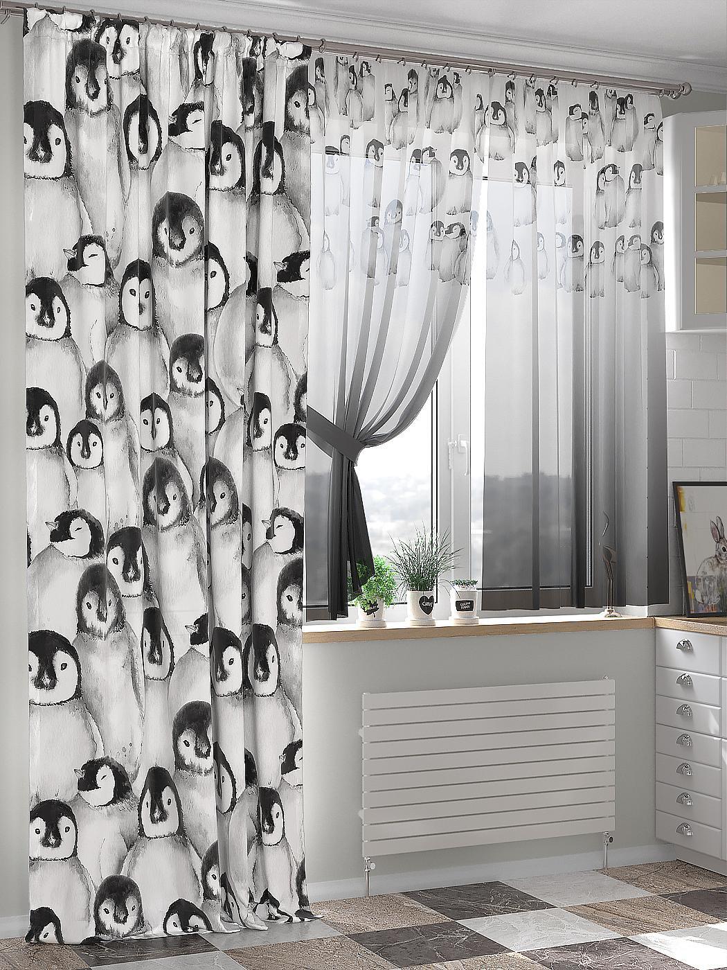 

Комплекты штор AT HOME Рентериг высота 240 см, ширина 150 см, Белый, 549095