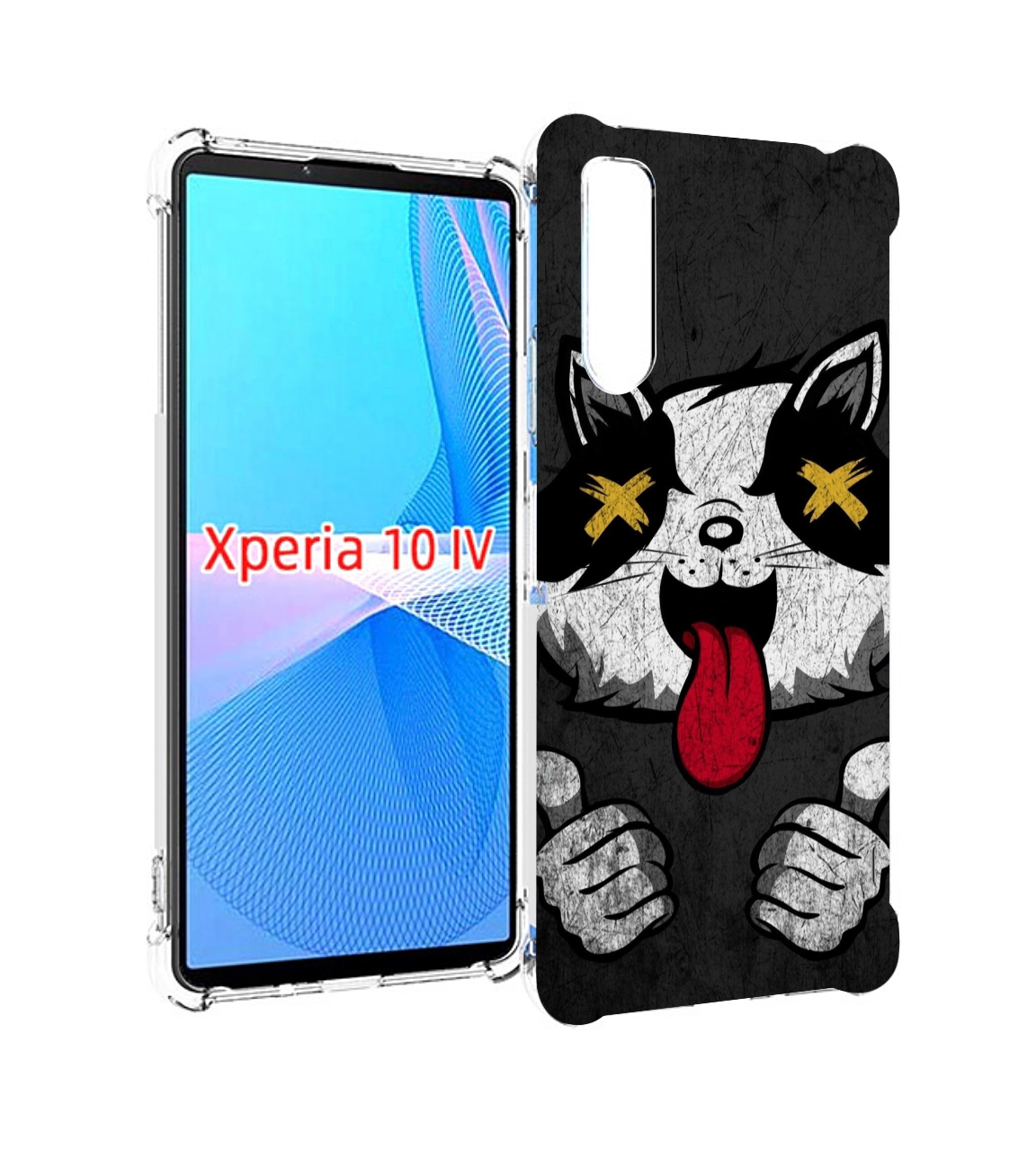 

Чехол MyPads классный зверек для Sony Xperia 10 IV (10-4), Прозрачный, Tocco