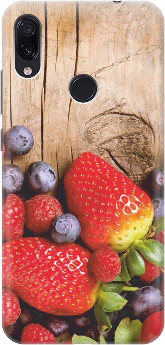 

Чехол на Xiaomi Redmi Note 7 "Дерево фруктов", Коричневый;красный, 449
