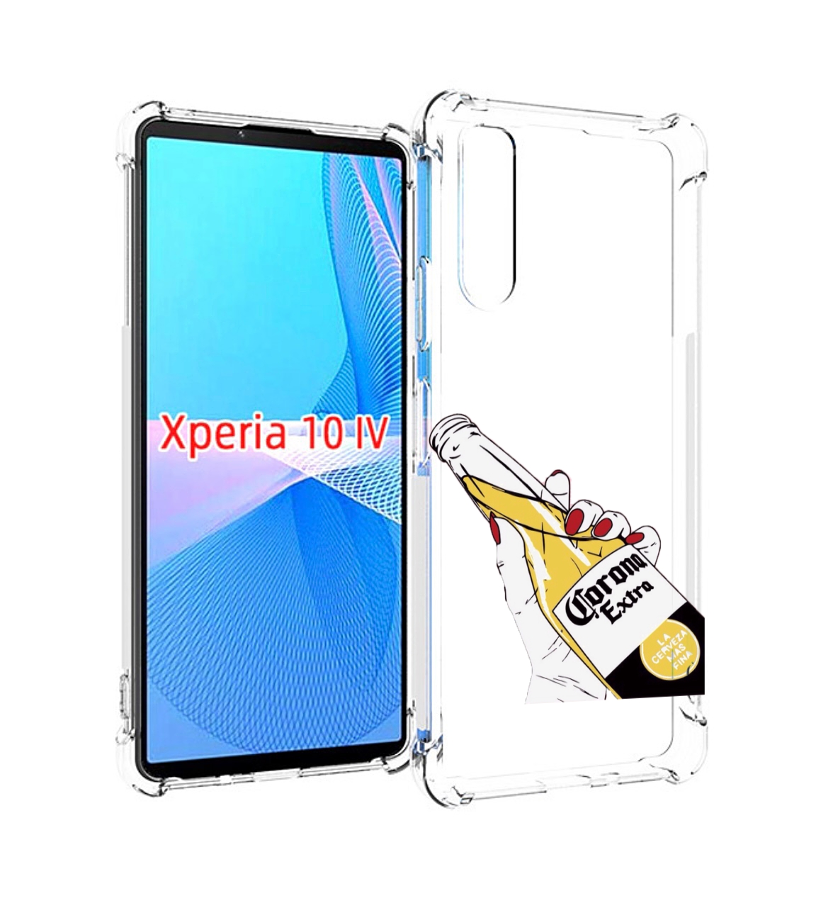 

Чехол MyPads корона екстра для Sony Xperia 10 IV (10-4), Прозрачный, Tocco