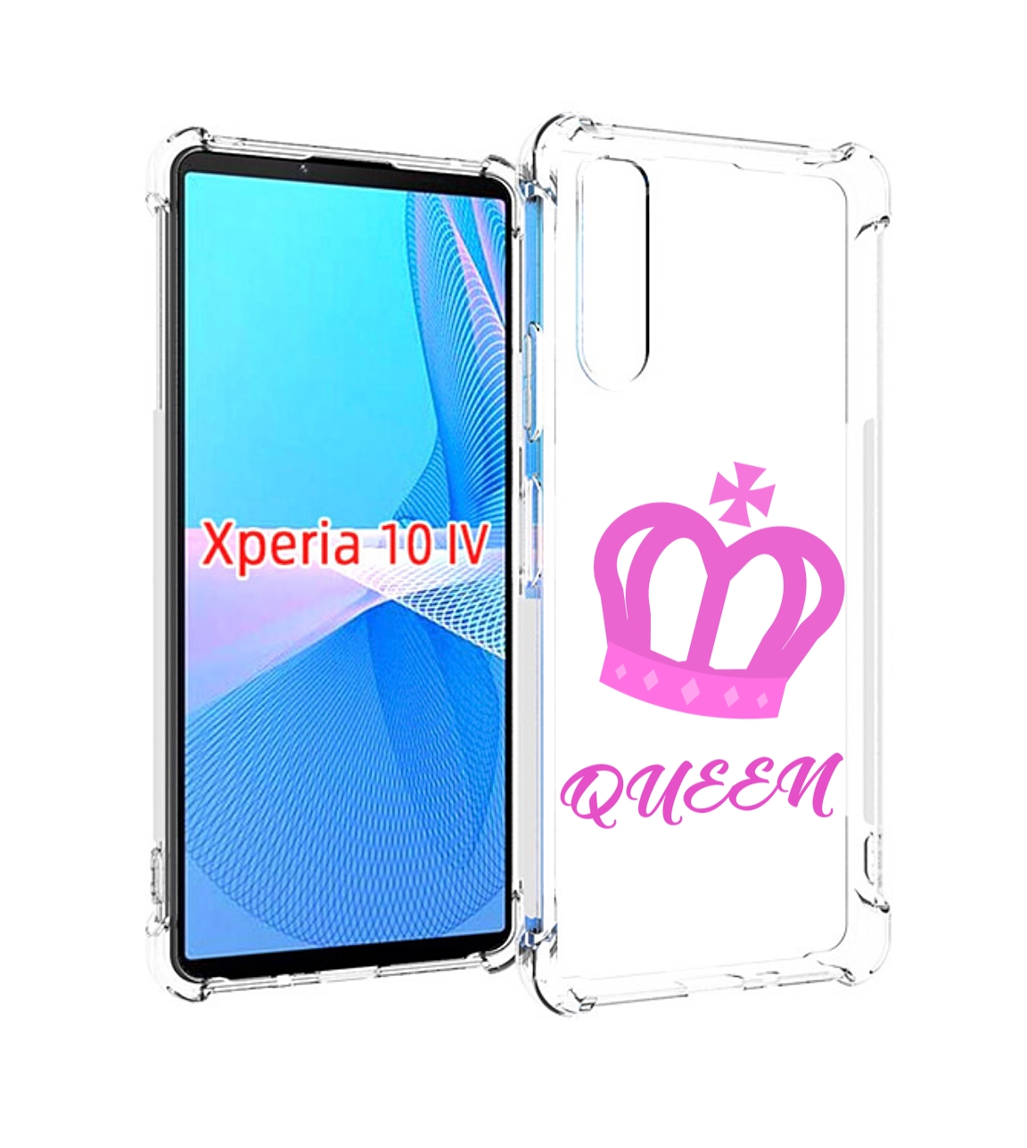 

Чехол MyPads корона-королевы-розовый для Sony Xperia 10 IV (10-4), Прозрачный, Tocco