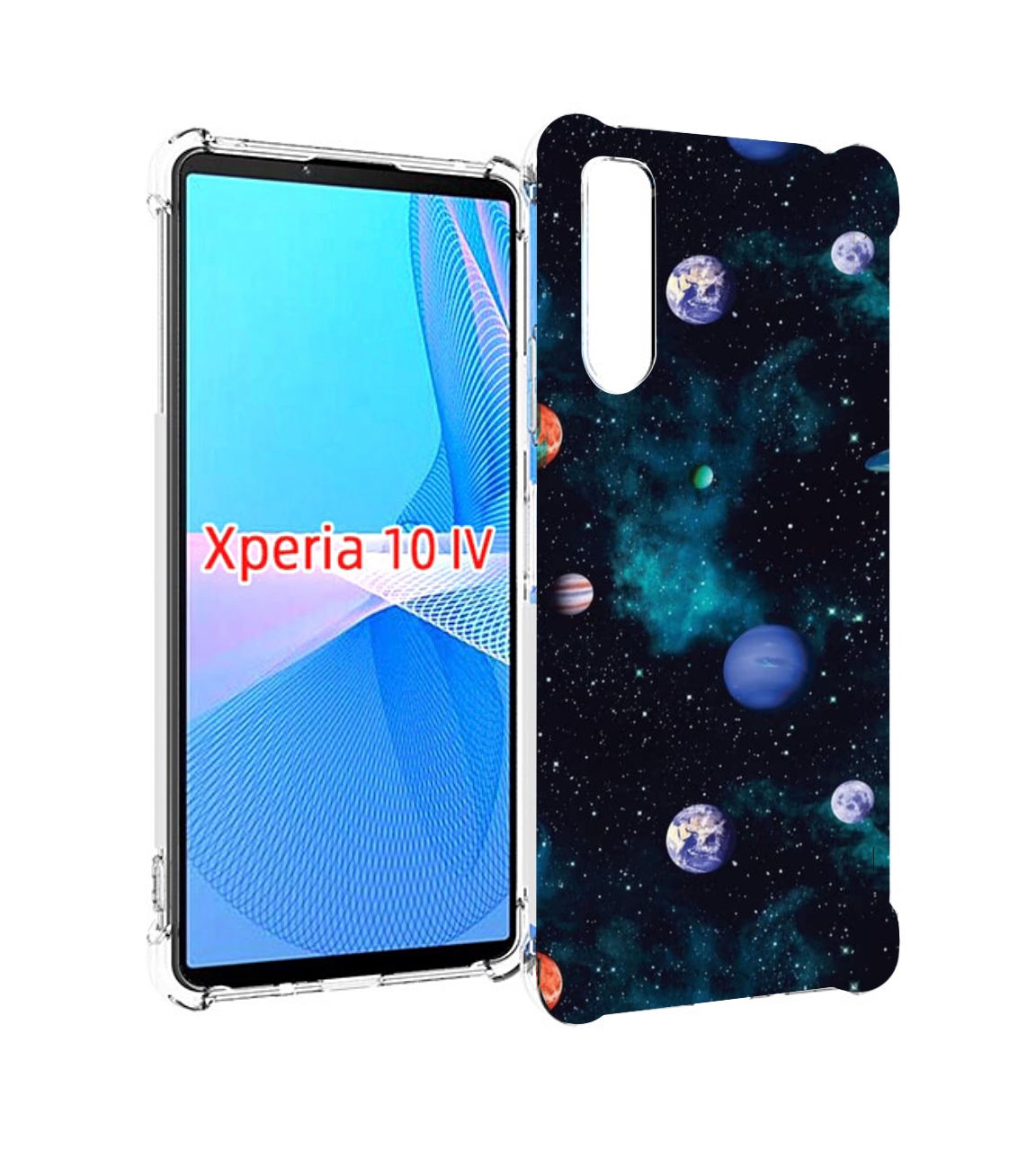 

Чехол MyPads космическое-пространство для Sony Xperia 10 IV (10-4), Прозрачный, Tocco